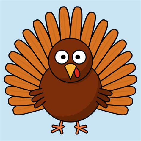 easy turkey clipart|More.